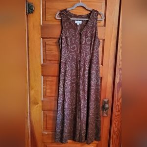 Vintage Sleeveless Maxi Dress